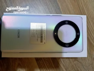  3 تلفون هونر x9a 256 5G 12 رام بحال الوكاله معاه كفرين وسماعه وشاحن وكرتونه