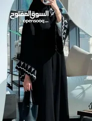  2 عباي ستاتي مطرزة مع شال