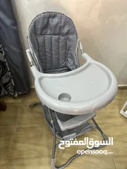  1 كرسي طعام اطفال