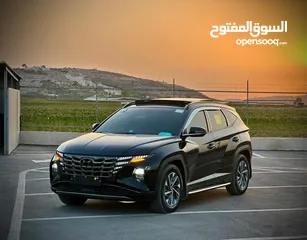  23 هونداي توسان/2022 فل الفل فتحة سقف بانوراما  2x4 ///240Hp بنزين + كهرباء  ( Haybrid) 1600cc