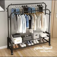  3 علاقه ملابس معدنيه عصريه
