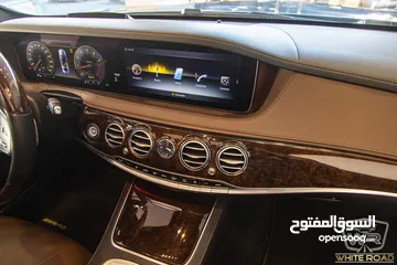  21 Mercedes S320 2018 Amg kit   السيارة وارد الشركة و قطعت مسافة 40,000 كيلو متر فقط