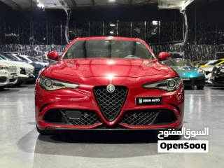  2 2021 Alfa Romeo Giulia Quadrifoglio, Nov 2027 Alfa Romeo Warranty + Service Pack, Low Kms, GCC