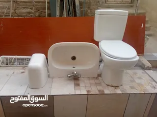  3 طقم حمام مصري كامل بحاله جيده جدا