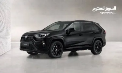  1 2023 إضافات كاملة مع فتحة سقف Toyota rav4  دفع رباعي و فحص نخب ، عداد قليل