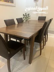  2 Dining table with 4 chairs available for sale . It’s DANUBE