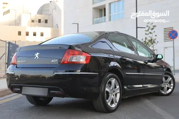  4 بيجو 407 موديل 2009 فل اوبشن اعلى مواصفات  3000 CC فحص كامل  7 جيد بدون ملاحظات قاطعه مسافه 112 الف