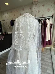 6 فستان عروس - قطعتين فخمه