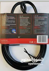  2 قفل حماية الكابلات الفولاذية 2.5 م × 10 مم مع حلقات