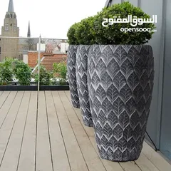  9 Artificial tree & Beautiful modern Pots