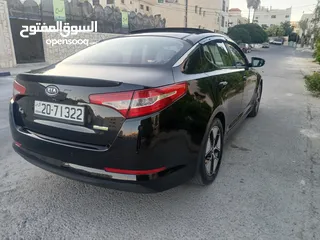  5 كيا اوبتيما 2012 K5 هايبرد وارد كوري فل كامل بانوراما  بحالة ممتازة والفحص موجود بالصور