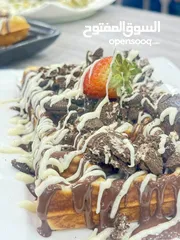  4 شيف كريب ووافل وعصائر(تدريب وافتتاح محلات)