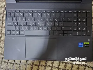  3 HP victus 15 gaming laptop استعمال خفيف شهرين فقط