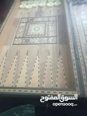  10 طاولة زهر تحفة للبيع مع شطرنج بنفس ا المستعجل