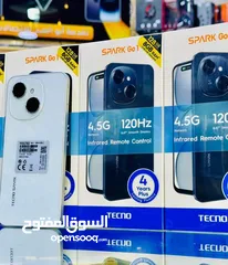  3 جهاز جديد بالكرتونة Spark  GO 1 رام 6 و 8 جيجا 64 و 128 مكفول سنة متوفر توصيل