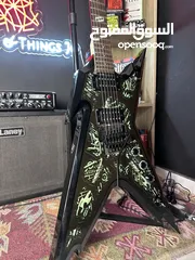  5 Dean Razorback Signature Dimebag Floyd Bio Mech Electric Guitar with Case - 400 JDs
