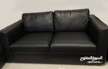  3 طقم كنب جلد ايكيا - IKEA Leather Sofa