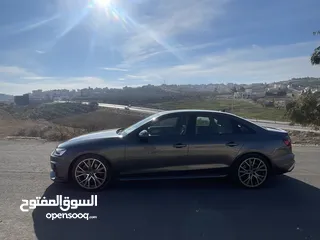  16 Audi A4 S line 2021 للبيع او البدل ع سيارة او قطعة ارض