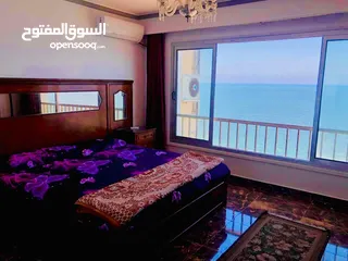  2 شقة مصيفية فندقية خالد بن الوليد اول صف مكيفة بالكامل وبها انترنت