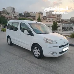  6 بيجو بارتنر 2014 جير عادي(4+1) دهان شركة
