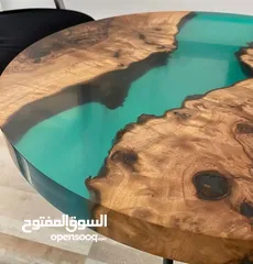  1 طاولة خشبي