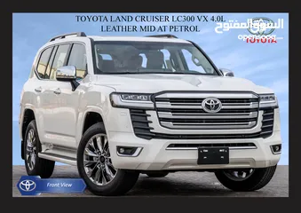  1 TOYOTA LAND CRUISER LC300 VX 4.0L LEATHER MID AT PTR [EXPORT ONLY] [DA]
