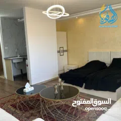  1 استديو مميز مفروش للايجار ضاحيه الريحان قرب الاستشاري