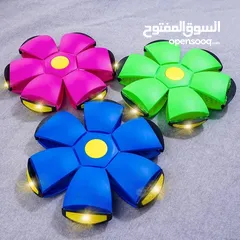  1 لعبة #الكرة #النطاطة #السحرية ممتعة للأطفال والكبار تتحول بسهولة من قرص إلى كرة بمجرد رميها
