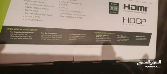  3 كرت شاشه  RTX3050 إستعمال (6) أشهر (سعر كرت الشاشه  180)