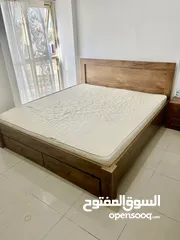  1 غرفه نوم مستعمله للبيع For Sale: Used King size Bed in good condition