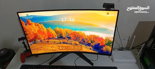  6 شاشة جيمنق 2k 32inch 170hz بسعر مغري للبيع