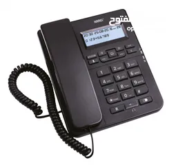 2 تلفون ارضي سلكي مع شاشة عرض وكاشف رقم صناعة تركياKAREL TM145