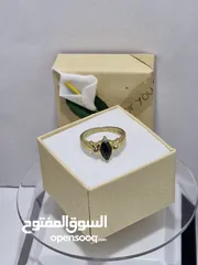  11 خواتم فضة 925 مع احجار كريمه مميزة