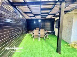  1 شقة مفروشة مع حديقة ومدخل خاص خلف الانجيلية