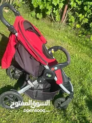  3 عربانة اطفال ماركة britax مستعمله نظيفة جدآ