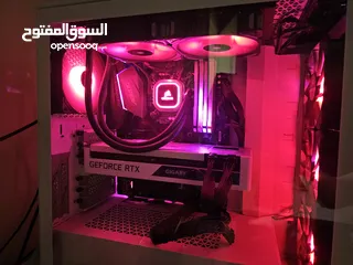  3 Setup Gaming Pc Rtx 3070 OC (White)  تجميعة كمبيوتر العاب كاملة