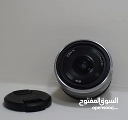  1 عدسات سوني بحاله الجديد 16مم و 27مم فتحه العدسه 2.8
