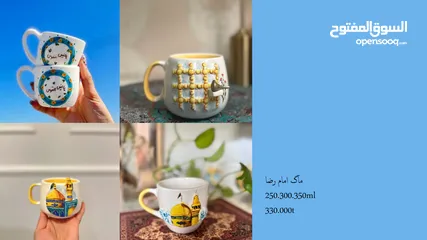  20 أكواب وفناجين سيراميكية إيرانية – صناعة يدوية بجودة عالية وتصاميم فريدة mug ang cup from iran