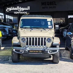  12 2020 Jeep Gladiator Overland  لون بيج مميز ولاول مرة في الاردن