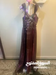  4 فساتين سهره استعمال نطيف