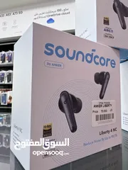  2 Anker Liberty 4 nc سماعات انكر لابرتي الجيل الرابع الاصلية ( خدمة توصيل داخل عمان ) متوفر لون اسود