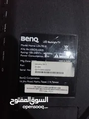  1 شاشة BenQ شغاله ميه بليه للبيع 30 دينار مع وصلة hd  وشاشه ثانيه نوعها Nihon كانت شغاله وطفت فجأه بتت