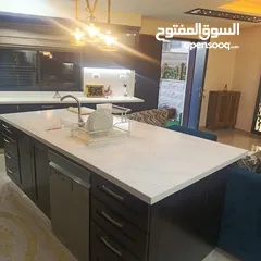  5 شقة فخمة مفروشة للايجار مع حديقة