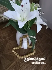  8 مسبحه فاتوران عدد 33 خرزة لون بني محروق من أجمل الألوان لون خشبي مميز