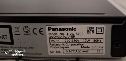  5 باناسونيك دي في دي جديد Panasonic S700EP-K DVD/CD Full HD
