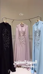  3 فستان زهري  للبيع بسعر مناسب جداً