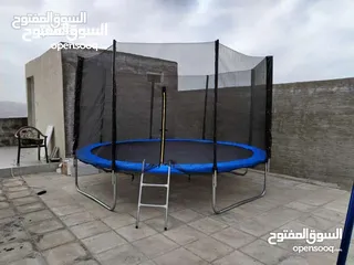  1 ترامبولين مقاس 12 قدم أصلي جديد ثقيله