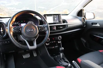  16 كيا بيكانتو GT-line 2020 للبيع ترخيص وتامين فل اللون ابيض نظيفة وحبة نادرة