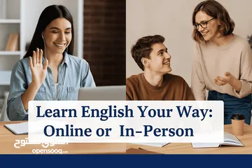  3 !Boost Your English Skills: Learn Online or Face-to-Face