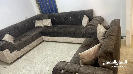  16 كورنرات 9مقاعد حرف L معاه كمان مجوزه بسعر الجملة من مفروشات ماسة لاتردد بل اتصال والحجز